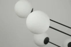 Best Czarna lampa wisząca z kloszami kulkami AZ4422 OVIEDO | Kaja Żyrandole Nowoczesne