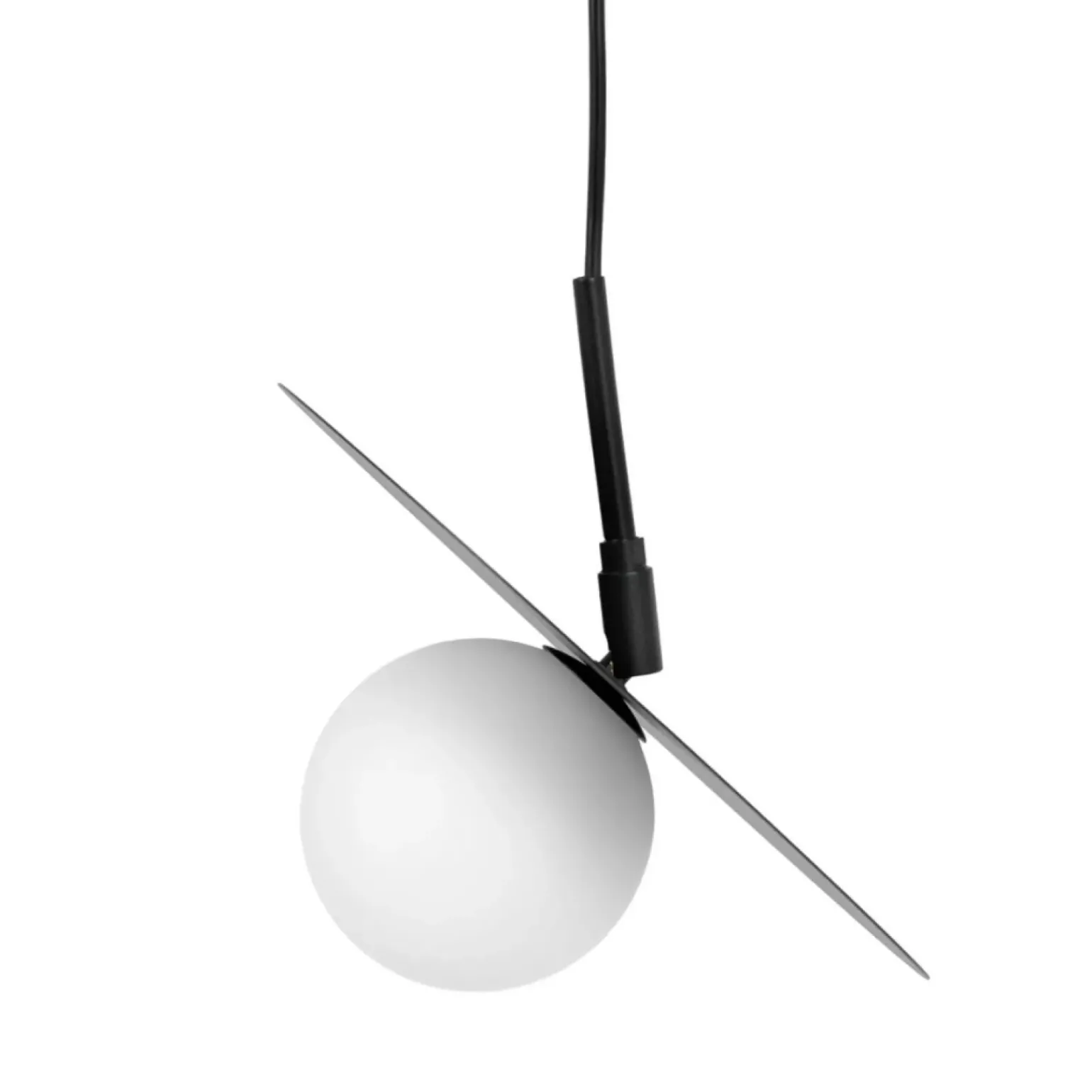 Cheap Czarna lampa wisząca z kloszem, regulowana tarcza K-5371 z serii SANTE Żyrandole Nowoczesne