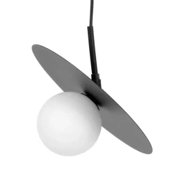 Cheap Czarna lampa wisząca z kloszem, regulowana tarcza K-5371 z serii SANTE Żyrandole Nowoczesne