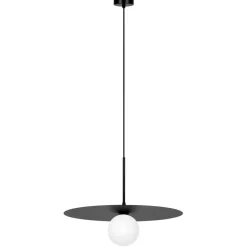 Cheap Czarna lampa wisząca z kloszem, na żarówkę G9 K-5372 z serii SANTE Żyrandole Nowoczesne