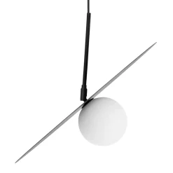 Cheap Czarna lampa wisząca z kloszem, na żarówkę G9 K-5372 z serii SANTE Żyrandole Nowoczesne