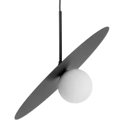 Cheap Czarna lampa wisząca z kloszem, na żarówkę G9 K-5372 z serii SANTE Żyrandole Nowoczesne