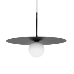 Cheap Czarna lampa wisząca z kloszem, na żarówkę G9 K-5372 z serii SANTE Żyrandole Nowoczesne