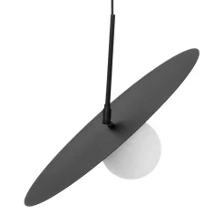 Cheap Czarna lampa wisząca z kloszem, na żarówkę G9 K-5372 z serii SANTE Żyrandole Nowoczesne