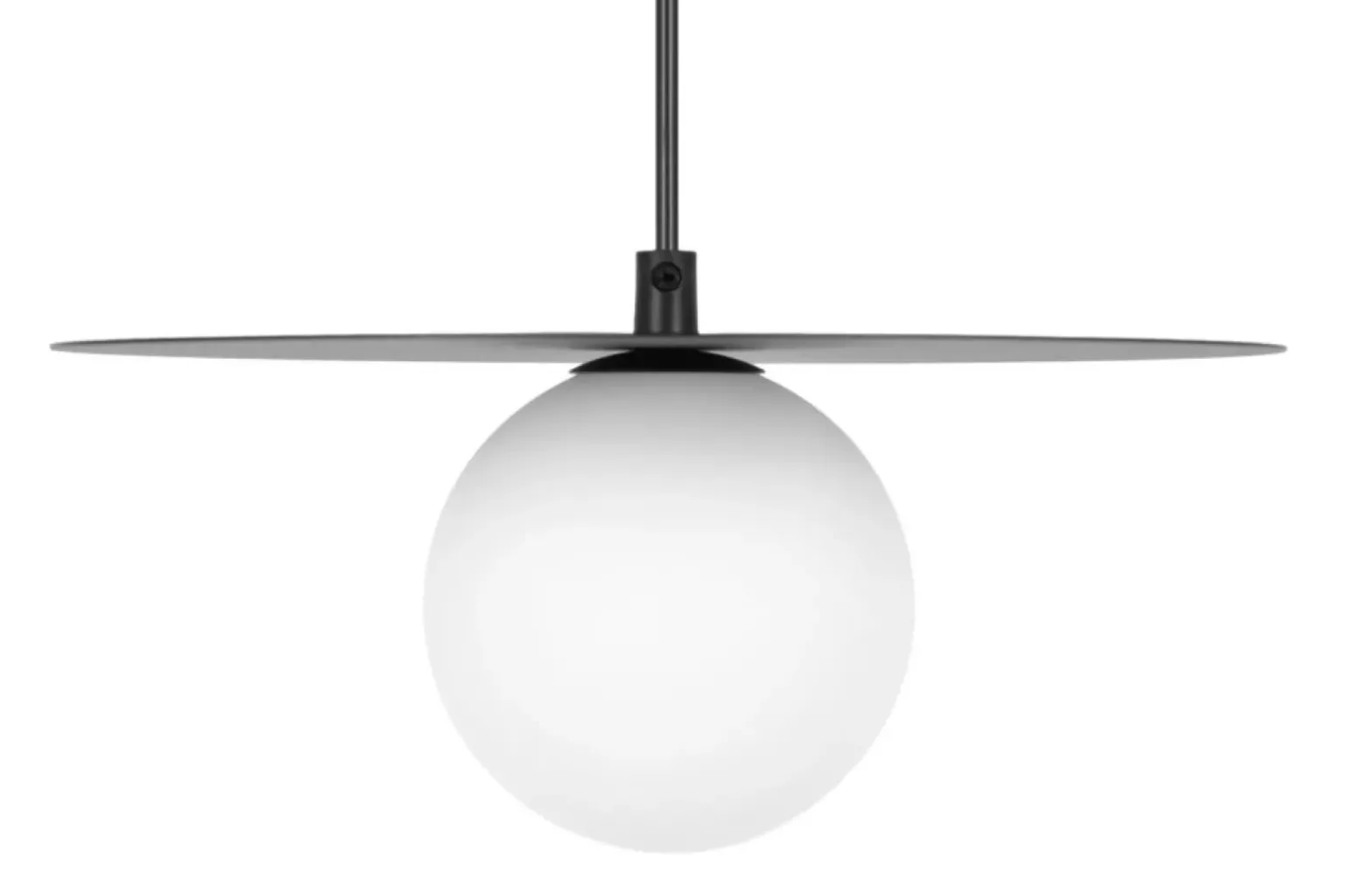 Cheap Czarna lampa wisząca z kloszem kulką ⌀10 cm K-5436 z serii ROBIN Żyrandole Nowoczesne