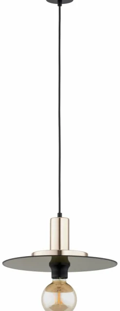 Clearance Czarna lampa wisząca z odsłoniętą żarówką AL 61170 LETO | Kaja Żyrandole Nowoczesne