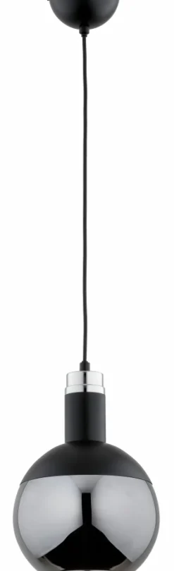 Best Sale Czarna lampa wisząca z otwartym kloszem AL 61241 CELEST | Kaja Żyrandole Nowoczesne