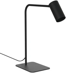 Sklep Kaja Czarna lampka biurkowa na jedną żarówkę GU10 7706 | Kaja Oświetlenie