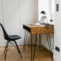 Sklep Kaja Czarna lampka biurkowa, wbudowany LED K-BL1528 z serii LOLEK