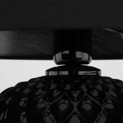 Sklep Kaja Czarna lampka na szafkę nocną TK 16047 SANTANA BLACK | Kaja