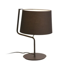 Sklep Kaja Czarna lampka nocna z abażurem MX T0029 CHICAGO | Kaja Oświetlenie