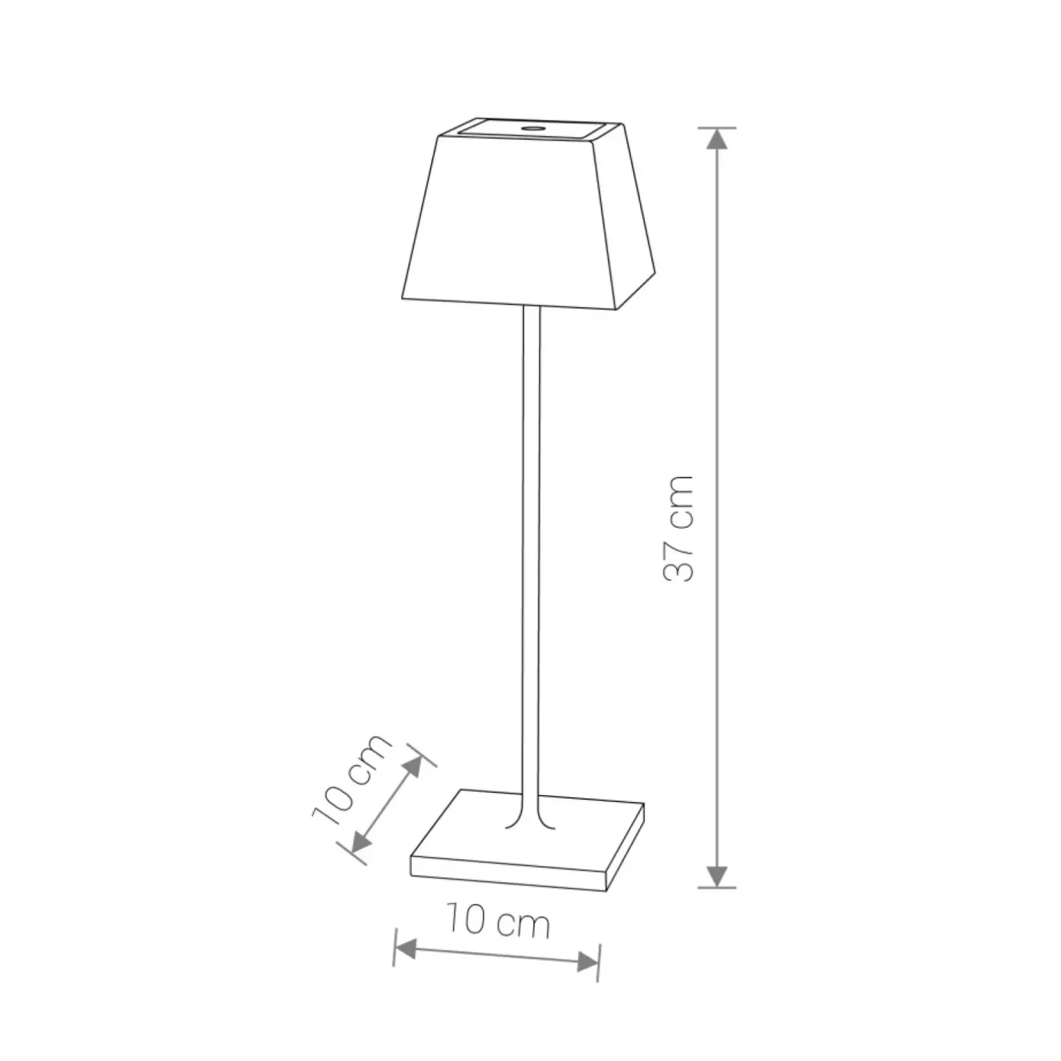 Sklep Kaja Czarna lampka nocna ze zintegrowanym LED-em 8398 | Kaja Oświetlenie