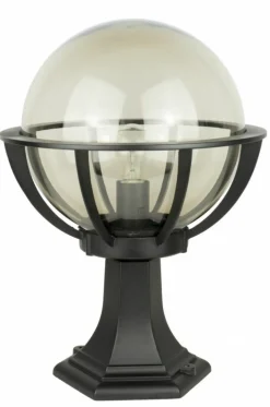 Sklep Kaja Czarna lampka ogrodowa z koszykiem i kloszem K 4011/1/KPO 250 | Kaja Oś