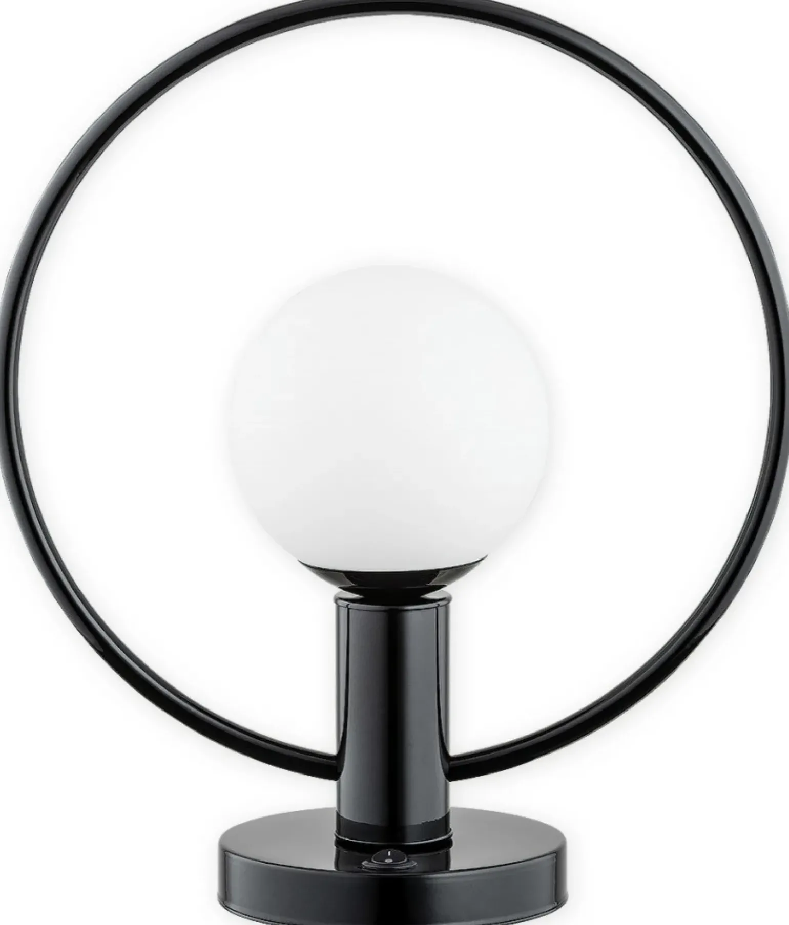 Sklep Kaja Czarna lampka stołowa z matowym kloszem O2948 L1 CZA | Kaja