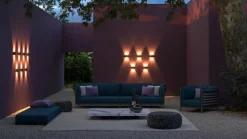 Sklep Kaja Czarna, ledowa lampa ścienna na elewację 12cm O417WL-L4B3K STRATO