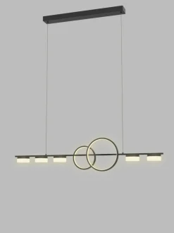 New Czarna, ledowa lampa do oświetlenia stołu WF 7030-702 MESSINA | Kaja Żyrandole Nowoczesne