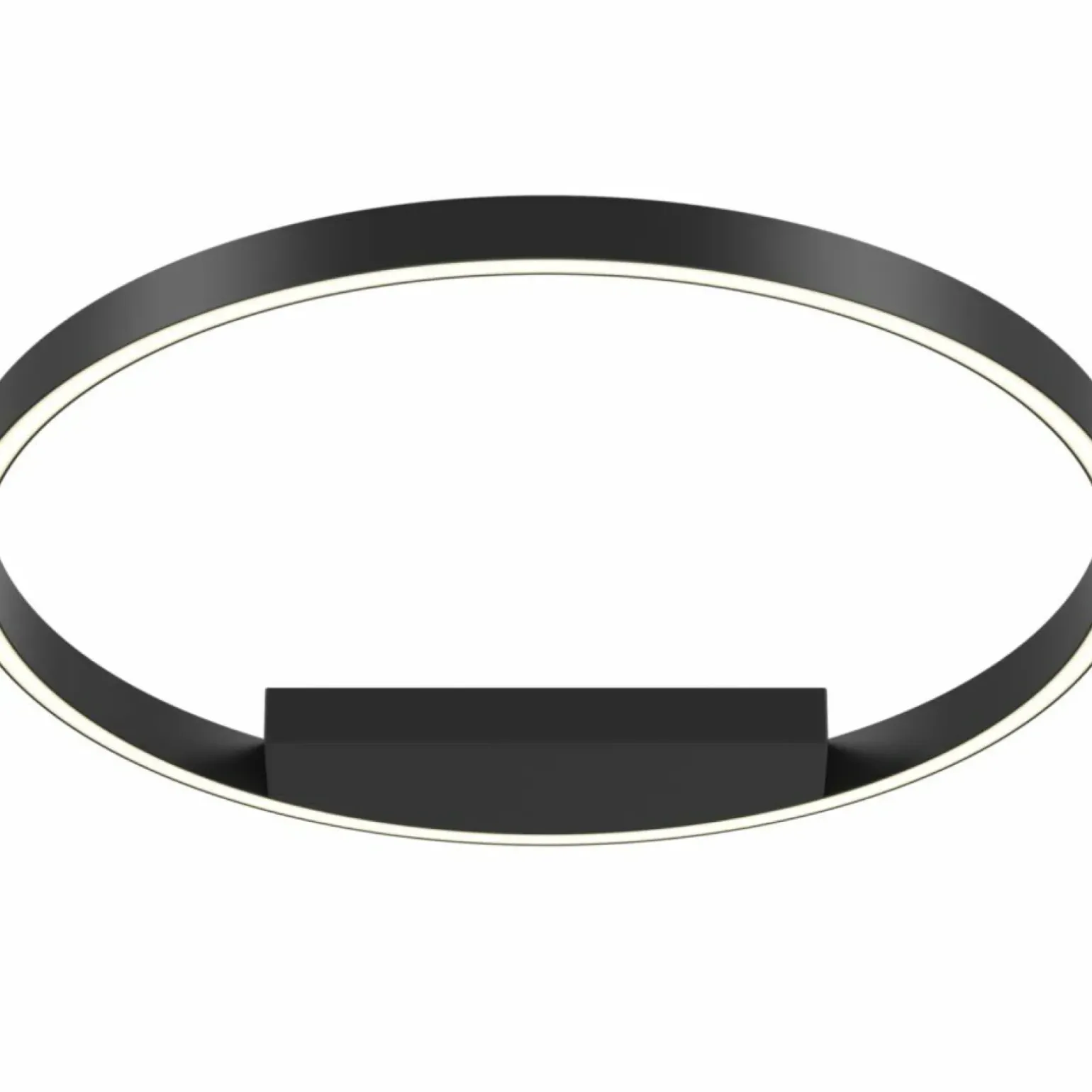 Sklep Kaja Czarna, ledowa lampa wisząca, Ø60cm MOD058CL-L35B4K z serii RIM | Kaja