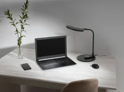 Sklep Kaja Czarna ledowa lampka biurkowa, ściemniana K-BL1153 z serii GAJA