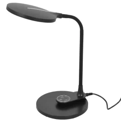 Sklep Kaja Czarna ledowa lampka biurkowa, ściemniana K-BL1153 z serii GAJA