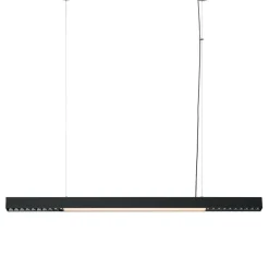 Outlet Czarna listwa LED nad stół 120cm LP-1301/1P L BK SMART CALI L | Kaja Żyrandole Nowoczesne