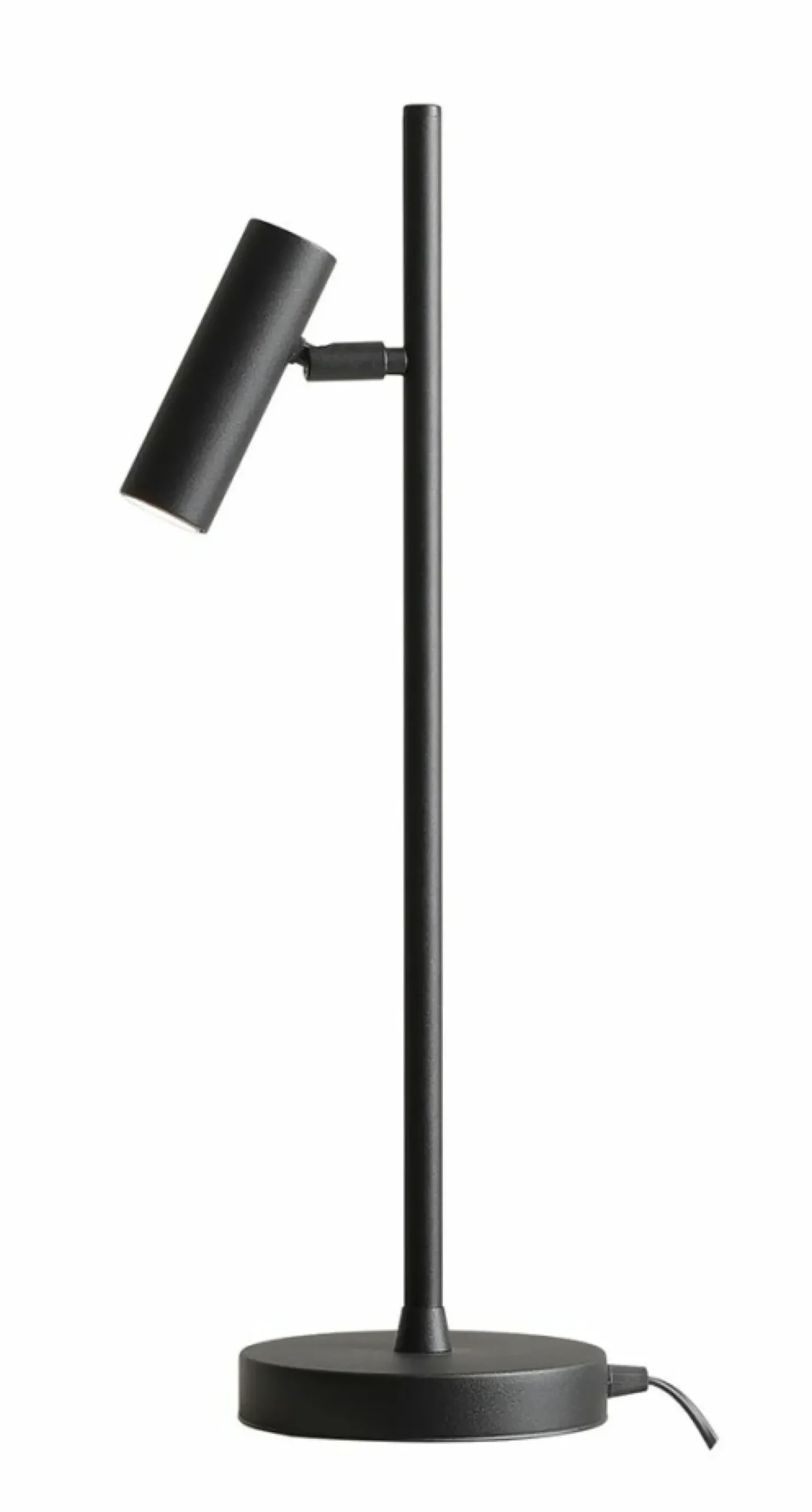 Sklep Kaja Czarna, loftowa, prosta lampka biurkowa 1104B1 TREVO | Kaja