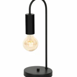 Sklep Kaja Czarna, minimalistyczna lampka stołowa, nocna LX 0514 z serii LOPPE