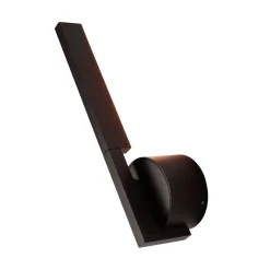 Sklep Kaja Czarna, minimalistyczna lampa ścienna LED MX W0346 MERANO | Kaja