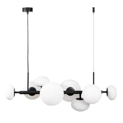 Store Czarna, molekularna, pozioma lampa wisząca ZM 1192 OMI | Kaja Żyrandole Nowoczesne