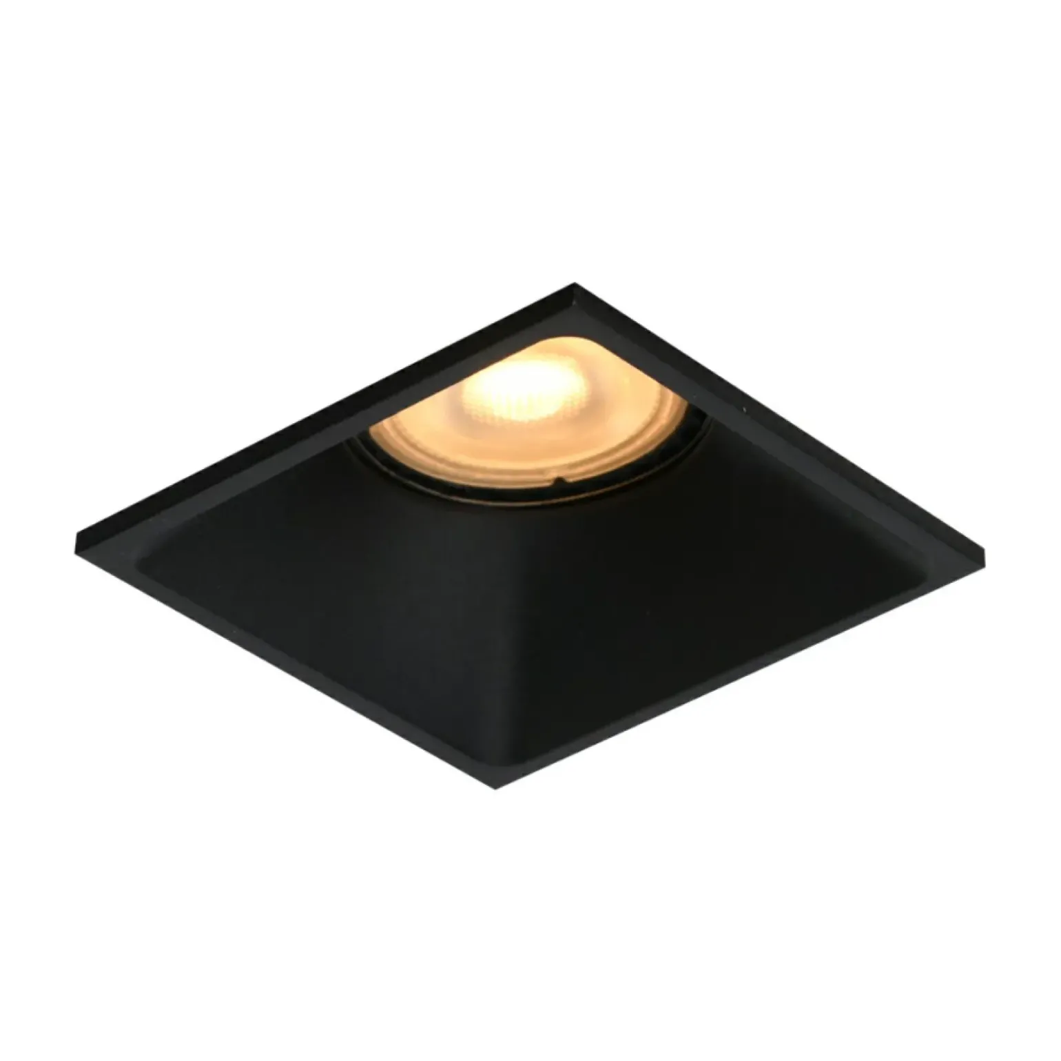 Sklep Kaja Czarna, nieruchoma lampa oczko GU10 DL-61903C-BK NARU | Kaja