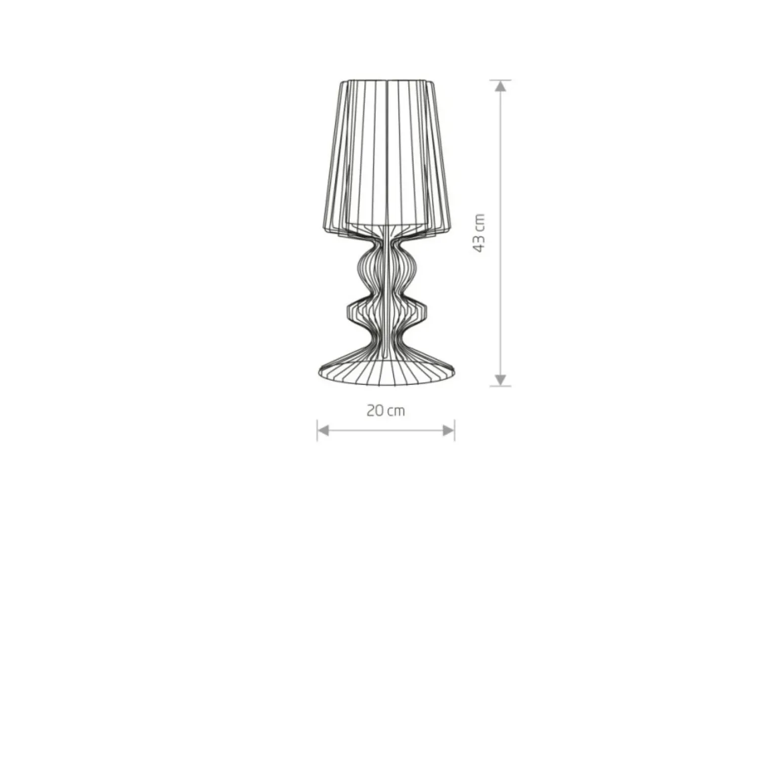 Sklep Kaja Czarna, niska lampa na szafkę nocną 5411 AVEIRO | Kaja Oświetlenie