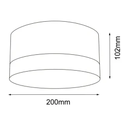 Sklep Kaja Czarna, niska tuba natynkowa, spot łazienkowy ANT 8060 TOSA | Kaja