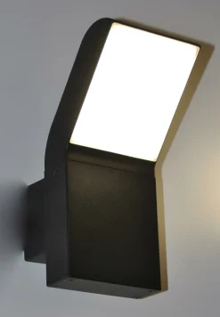 Sklep Kaja Czarna, nowoczesna lampa elewacyjna LED K-8146 VIDAR | Kaja