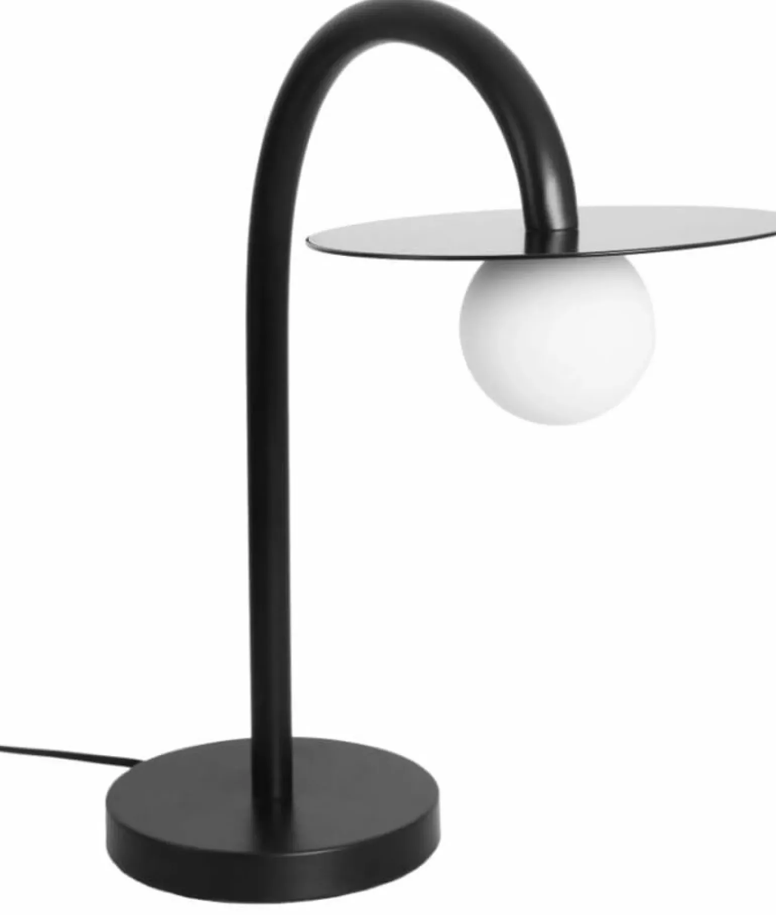 Sklep Kaja Czarna, nowoczesna lampka na szafkę nocną MX T0053 ENIGMA | Kaja