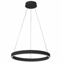 Cheap Czarna obręcz LED ⌀80 PND-56215-080RPC-BK-3KS4K-TRDIMM BRASCO DOWN | Kaja Żyrandole Nowoczesne