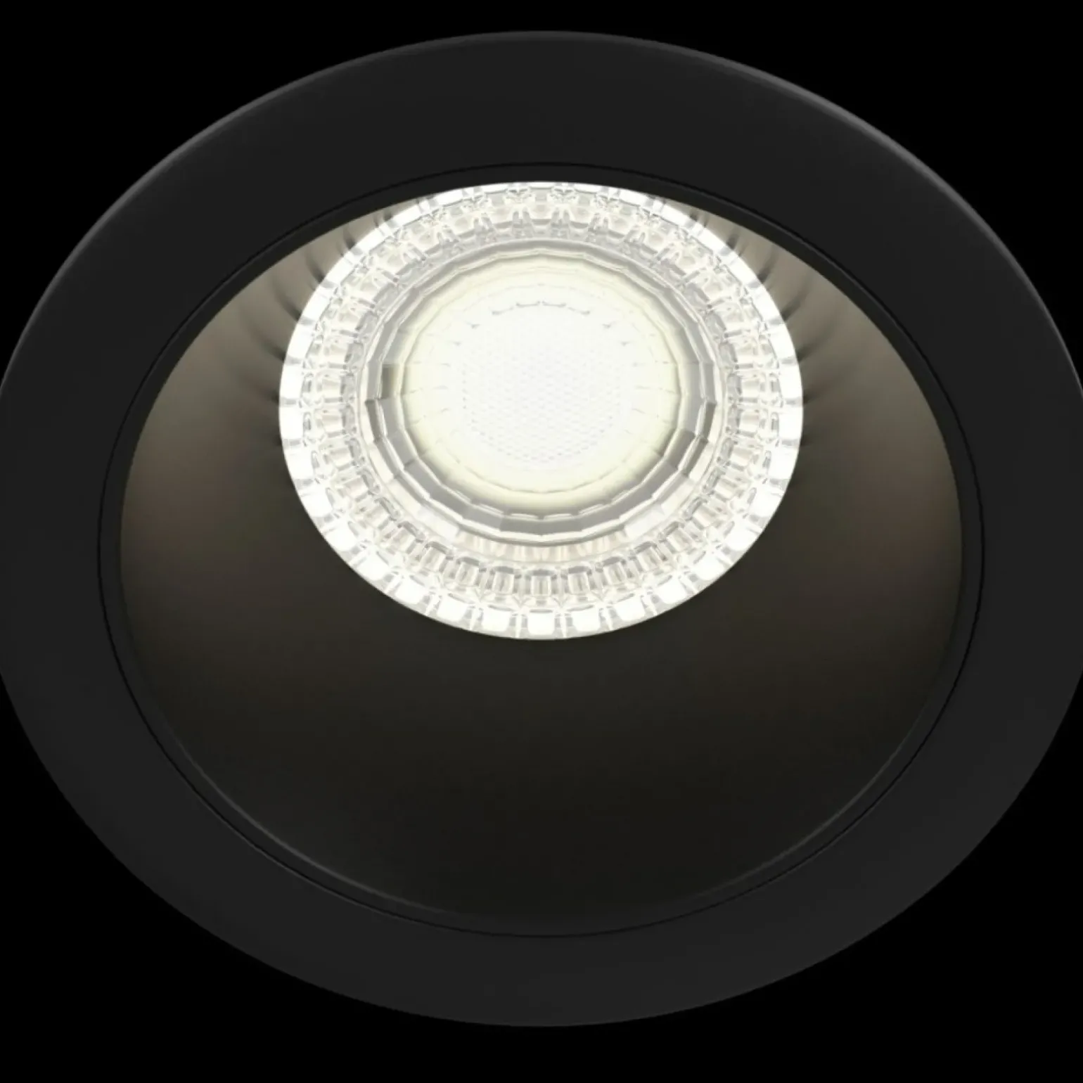 Sklep Kaja Czarna, okrągła oprawa podtynkowa GU10 DL053-01B SHARE | Kaja