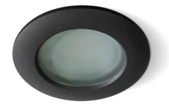 Sklep Kaja Czarna, okrągła oprawa wpustowa oczko IP54 AZ0809 EMILIO | Kaja