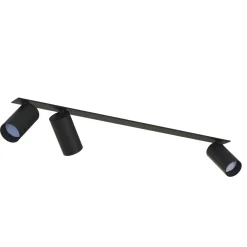 Sklep Kaja Czarna oprawa podtynkowa z 3 spotami na GU10 7835 | Kaja Oświetlenie