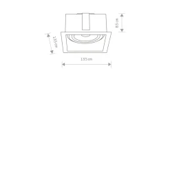 Sklep Kaja Czarna oprawa podtynkowa, do korytarza, 9417| Kaja Oświetlenie