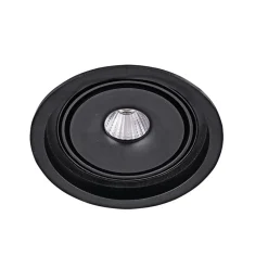 Sklep Kaja Czarna oprawa wpustowa okrągłe oczko AZ3470 BOSTON | Kaja Oświetlenie