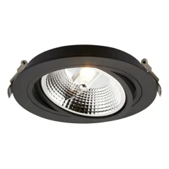 Sklep Kaja Czarna oprawa wpustowa, okrągłe oczko ZM ARGU10-055-N CHUCK | Kaja