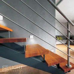 Sklep Kaja Czarna, podtynkowa lampa na schody LP-0458 BK STEP | Kaja Oświetlenie