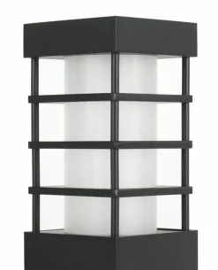 Sklep Kaja Czarna, pojedyncza lampa ogrodowa, na E27 RADO II 1 BL z serii RADO II | Kaja Oś