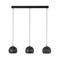 Cheap Czarna, potrójna lampa nad wyspę TK 10169 ZOE BLACK | Kaja Oświetlenie Żyrandole Nowoczesne