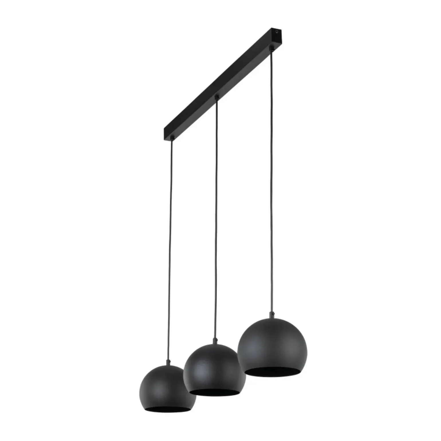 Cheap Czarna, potrójna lampa nad wyspę TK 10169 ZOE BLACK | Kaja Oświetlenie Żyrandole Nowoczesne