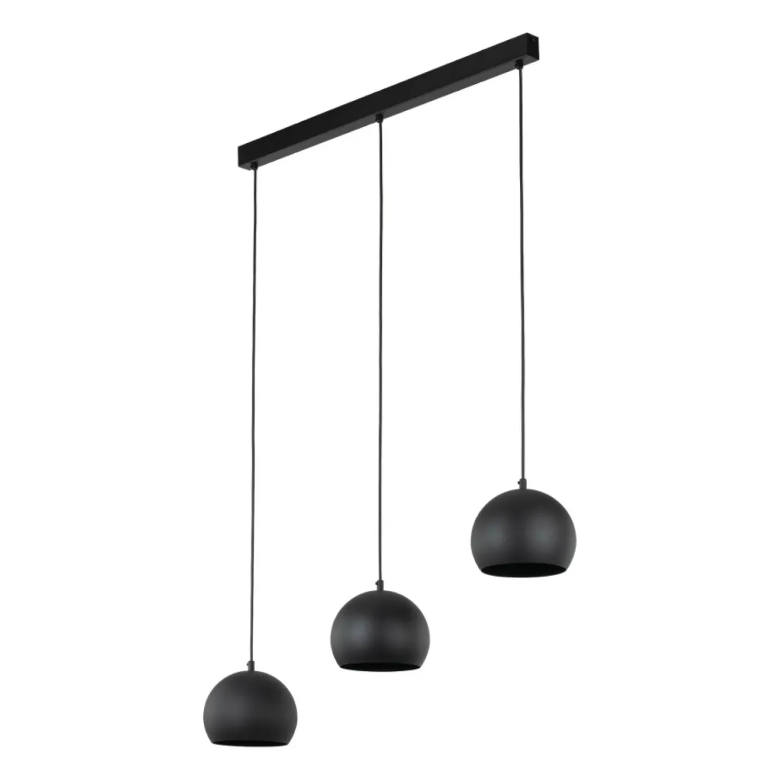 Cheap Czarna, potrójna lampa nad wyspę TK 10169 ZOE BLACK | Kaja Oświetlenie Żyrandole Nowoczesne