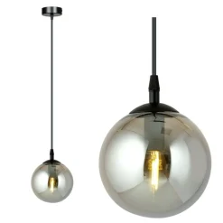 Sale Czarna prosta lampa wisząca na jedną żarówkę 712/1 | Kaja Oświetlenie Żyrandole Nowoczesne