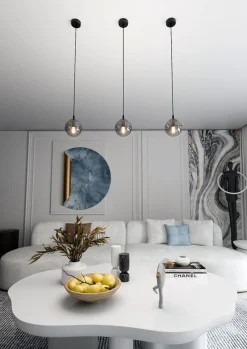 Sale Czarna prosta lampa wisząca na jedną żarówkę 712/1 | Kaja Oświetlenie Żyrandole Nowoczesne