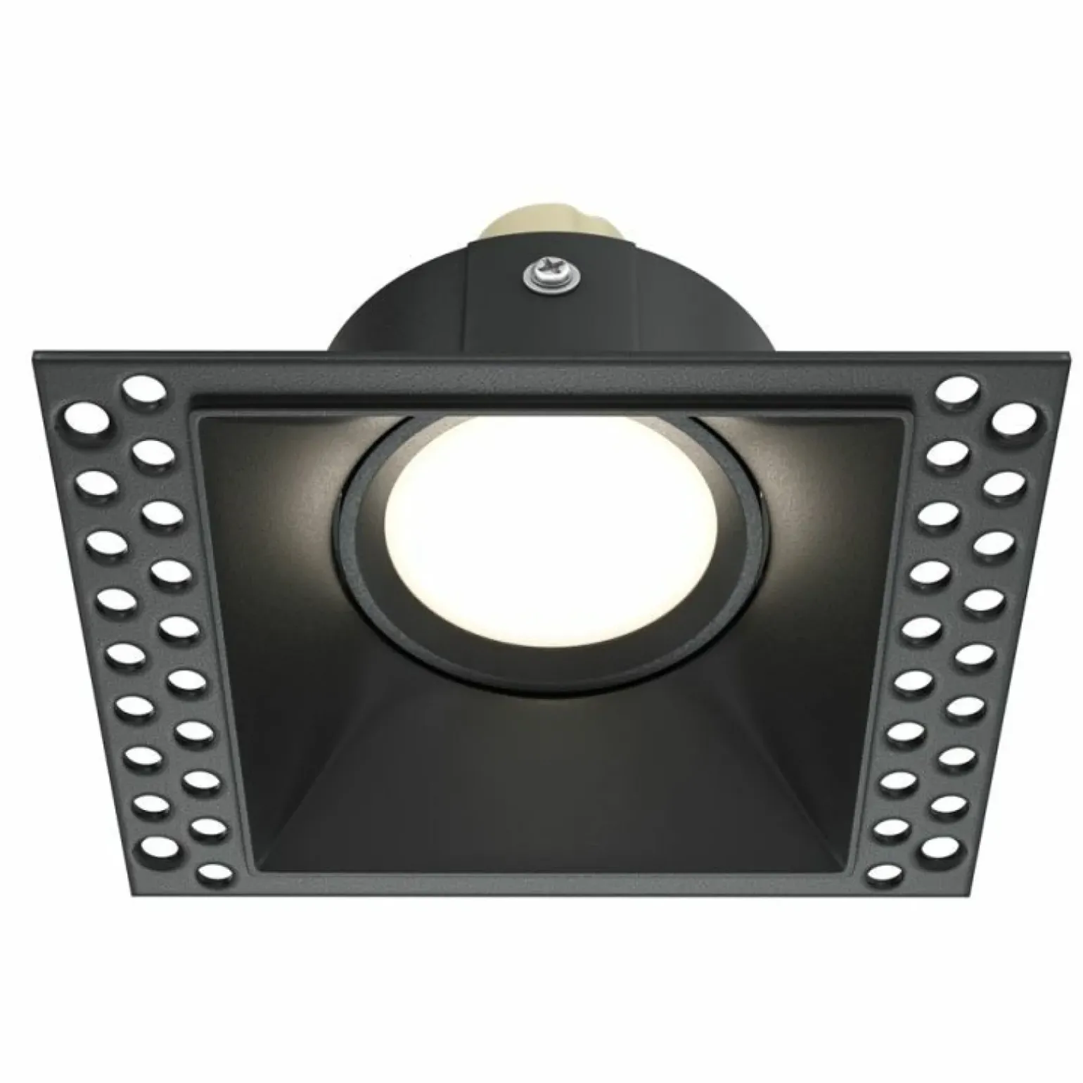 Sklep Kaja Czarna, punktowa oprawa wpustowa GU10 DL042-01-SQ-B z serii DOT | Kaja