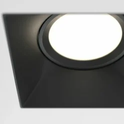 Sklep Kaja Czarna, punktowa oprawa wpustowa GU10 DL042-01-SQ-B z serii DOT | Kaja