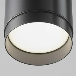 Best Sale Czarna tuba, lampa wisząca, trzonek GX53 P088PL-GX53-B z serii POLAR Żyrandole Nowoczesne